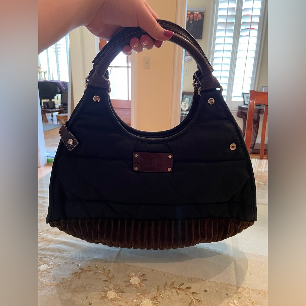 Kate spade black and brown shoulder bag